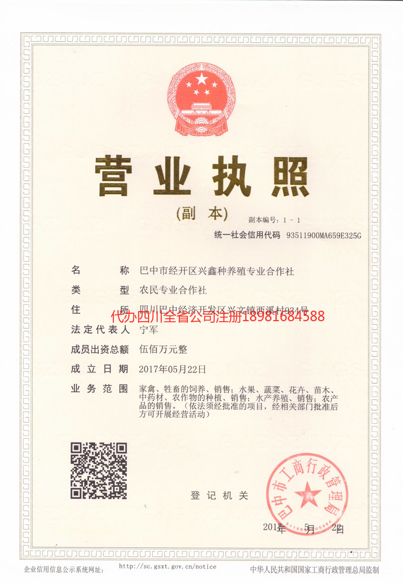 安国安国兴鑫种养殖专业合作社